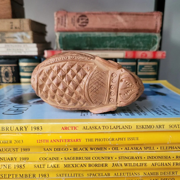 Carved Ornate Wooden Asian Elephant - Picture 6 of 6